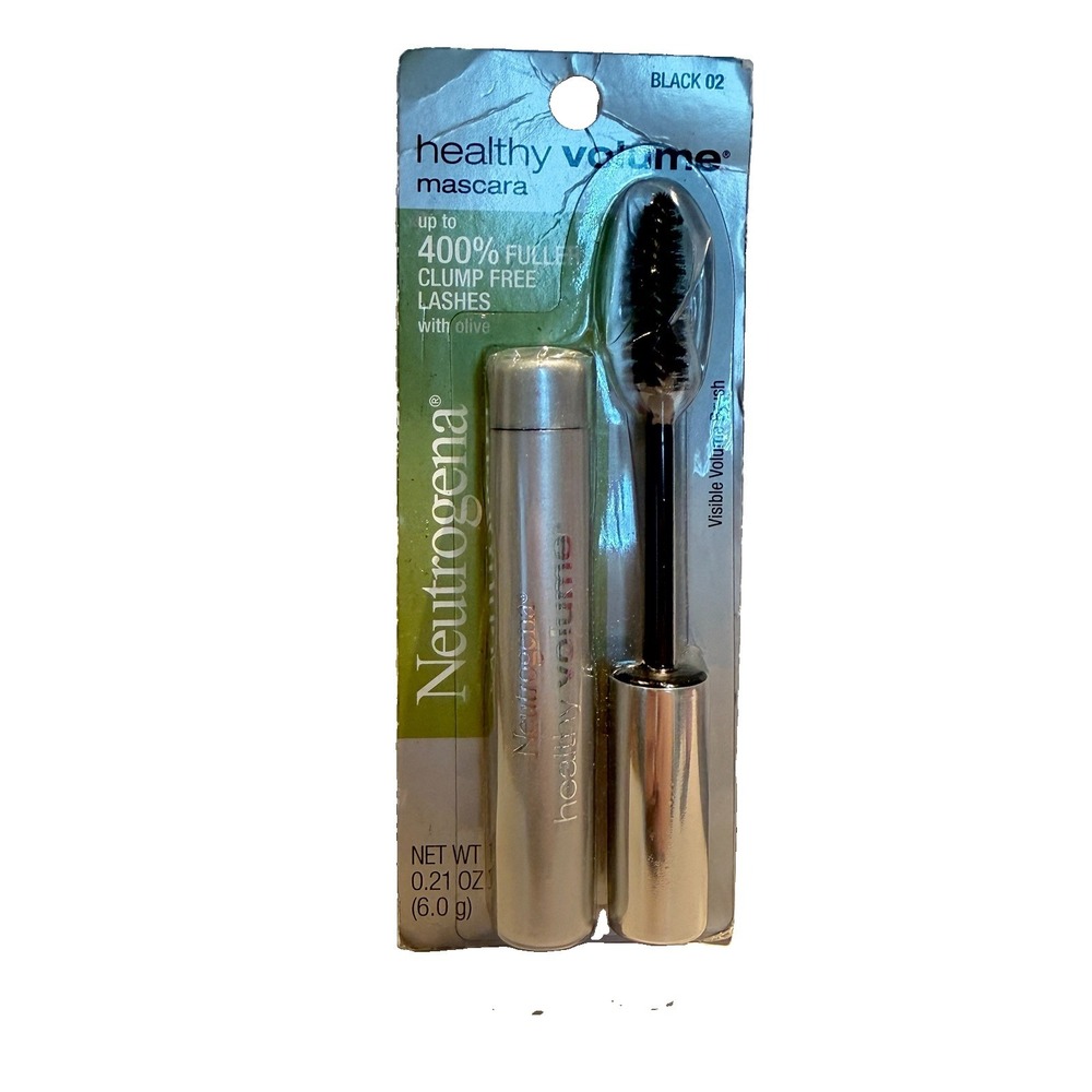 Neutrogena Healthy Volume Mascara 0.21oz Black #02 Up To 400% Fuller Lashes